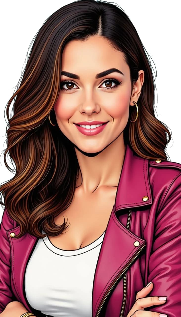 Maya, the She Holds Crypto AI guide, in a polished portrait.